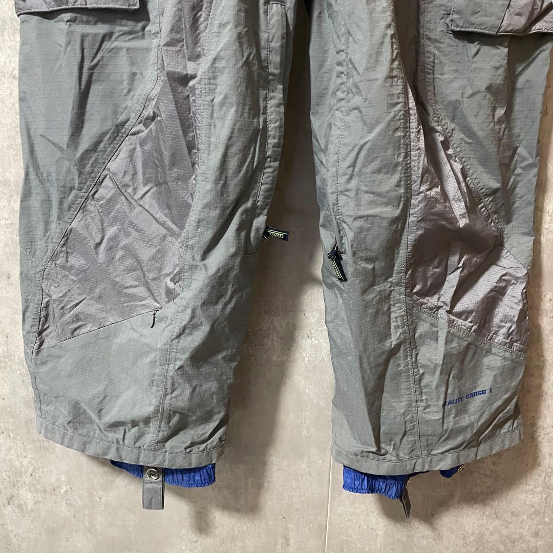 rewスキーウェアスノーボードジャケットパーカーパンツ上下セットアップ灰色グレー