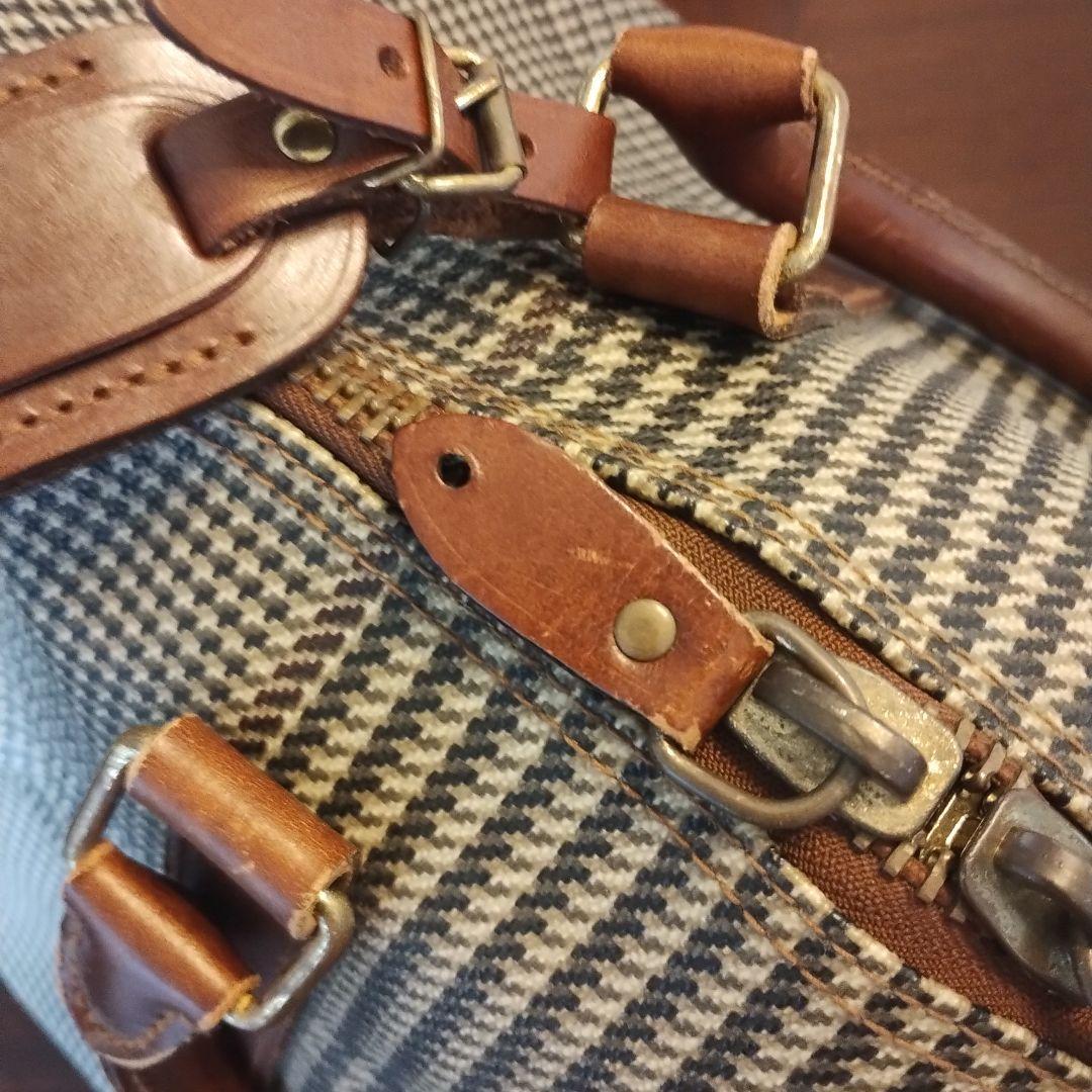Polo Ralph Lauren チェック柄ボストンバッグ　ビンテージ