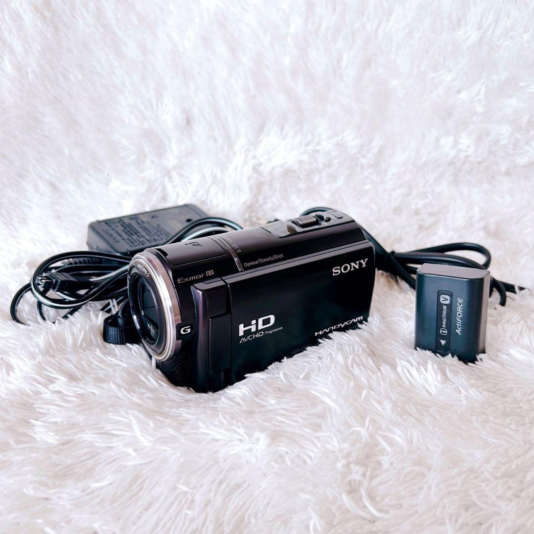 【美品】 SONY Handycam HDR-CX590V ビデオカメラ