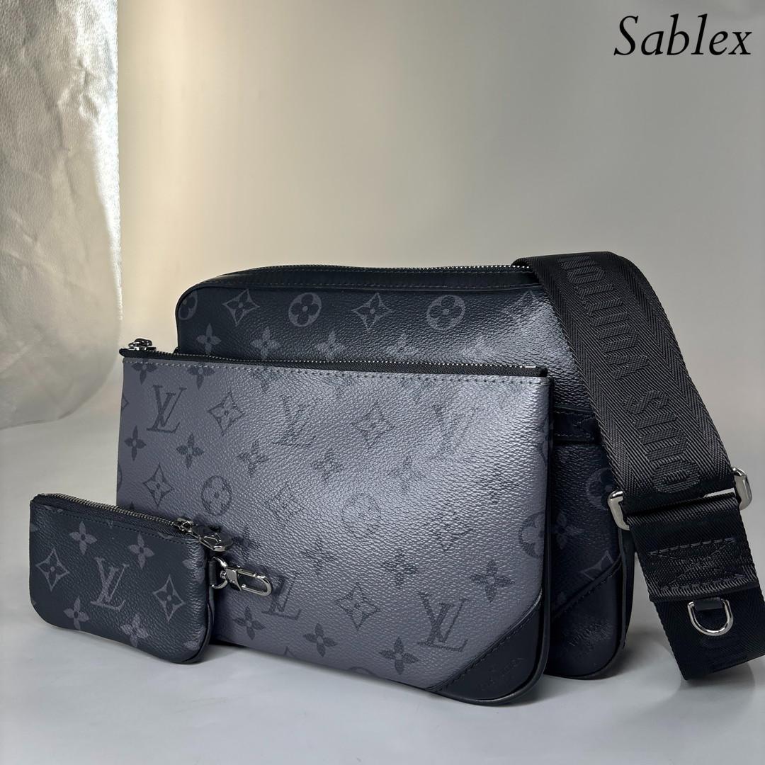 【未使用/IC】ルイヴィトン モノグラムエクリプス トリオメッセンジャー メンズ