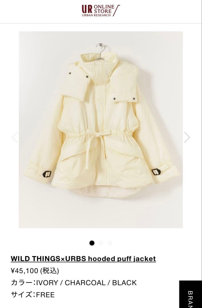 アーバンリサーチ　ワイルドシングス　ダウンジャケット