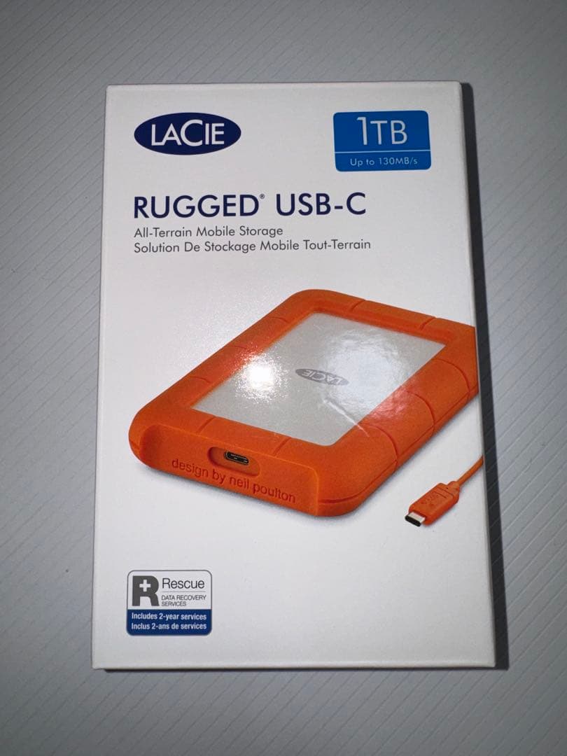 【未開封】 LaCie Rugged USB-C 1TB
