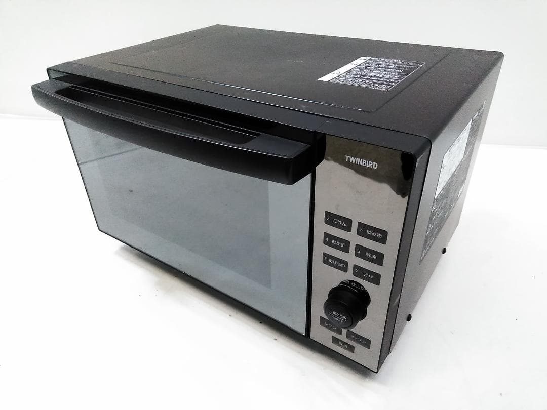 ツインバード センサー付フラットオーブンレンジ 18L DR-E857□