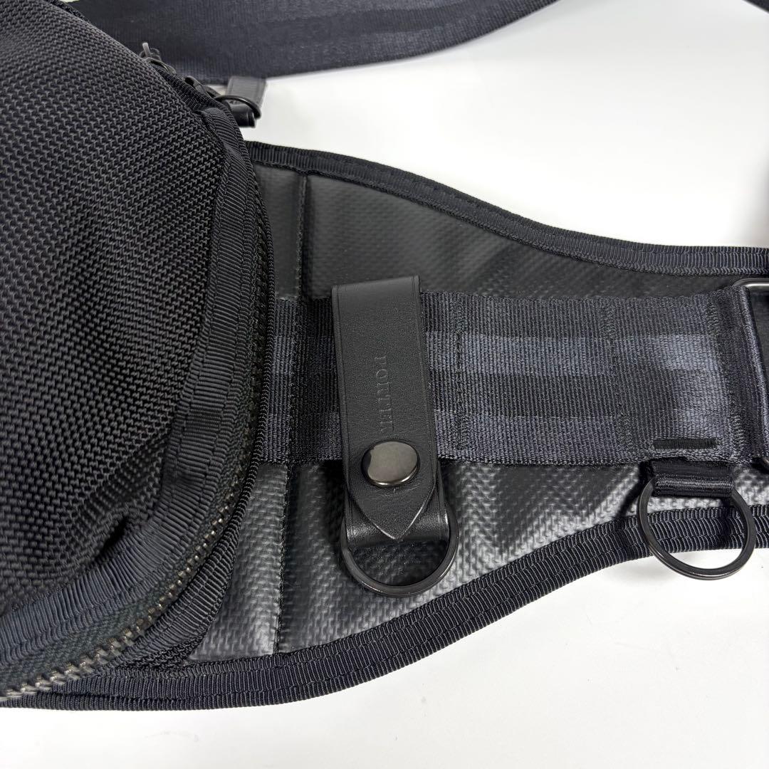 【美品】PORTER HEAT ポーター ヒート スリングショルダーバッグ