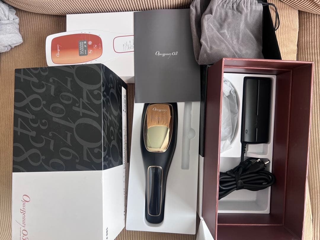 【稼働ok】Opus Beauty 03 脱毛器 ブラック・ゴールド