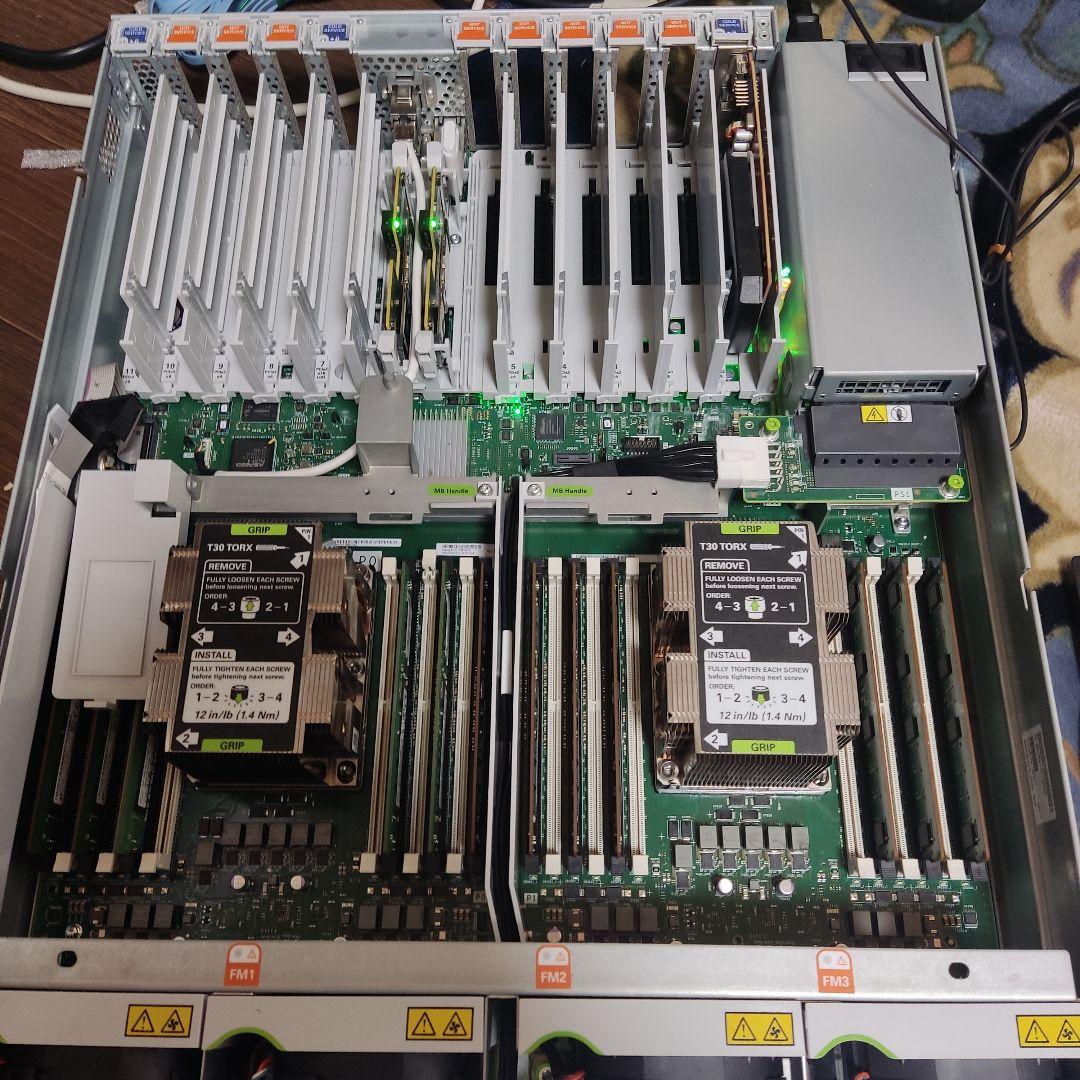 40コア80スレッド XEON gold サーバー