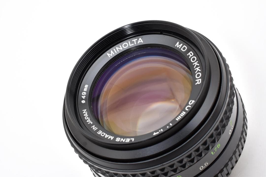 レンズ(単焦点) Minolta MD Rokkor 50mm F1.4 #7923