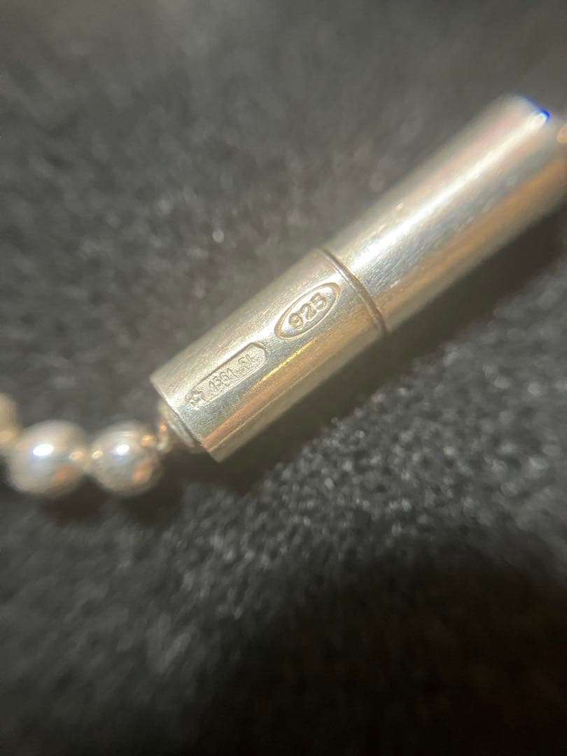 GUCCI シルバー925 ダブルドッグタグ ネックレス プレート 専用箱付き