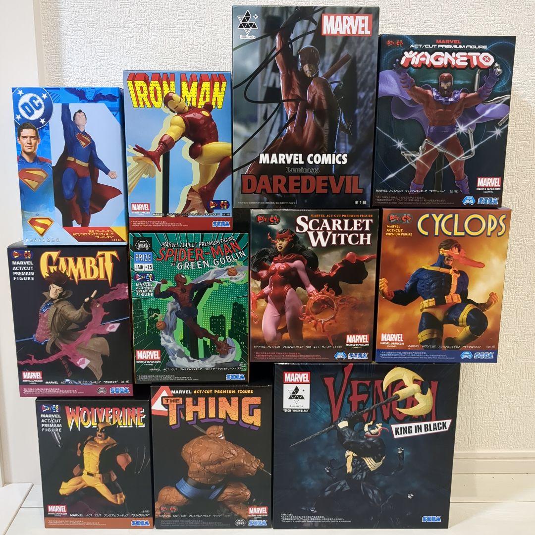マーベル　ヴェノム　デアデビル　ウルヴァリン　サイクロップス　11体まとめ売り
