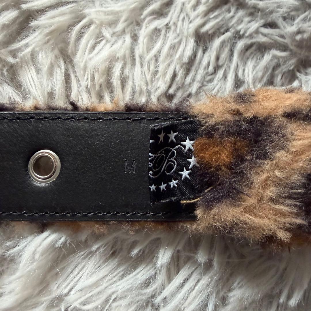 【完売品】AFB ベルト　ファー　レオパード