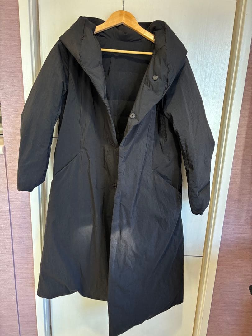 プランテーション ロングダウン　リバーシブルPL83FA002 M 〜L 黒