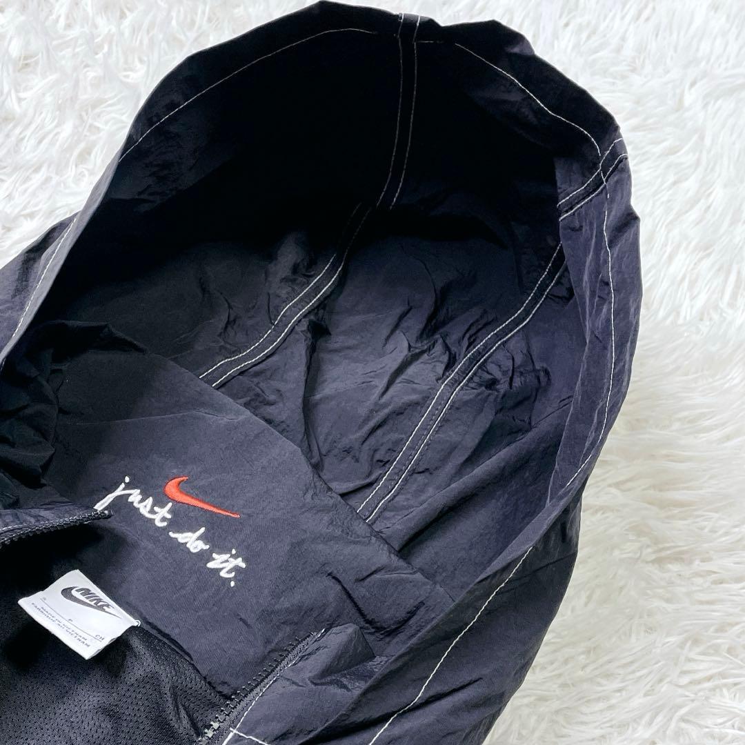 美品✨ NIKE ナイキ アノラックパーカー ナイロンジャケット S ブラック
