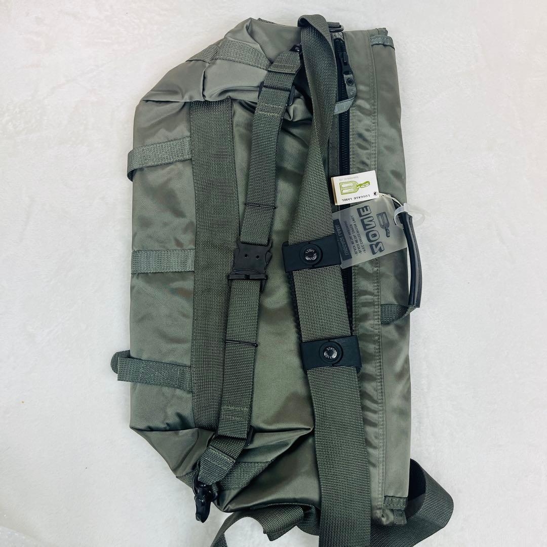未使用に近い　Luggage Label オリーブグリーン メッセンジャーバッグ