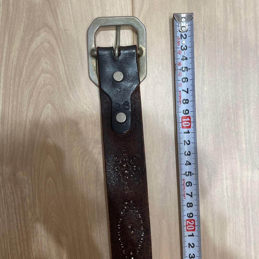 ＨＴＣ　スタッズ　レザーベルト　ハリウッドトレーディングカンパニー