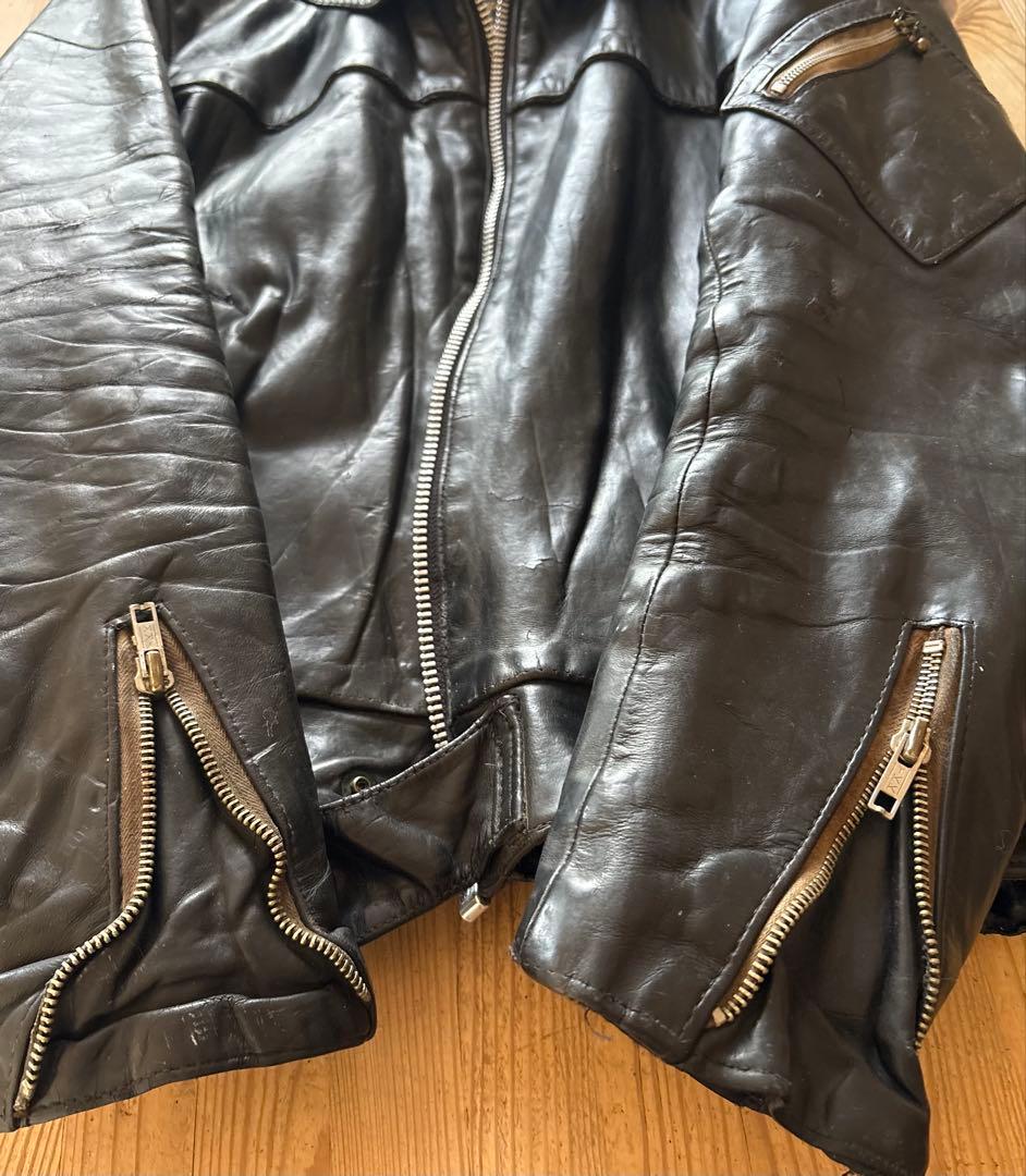 belstaff 襟つき シングル ライダース　38 検索 ルイスレザー