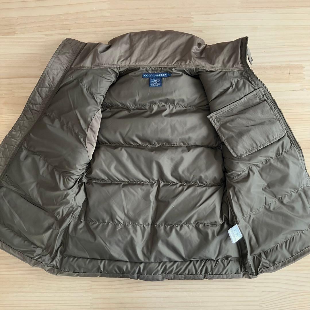良品 Ralph Lauren ダウンベスト ロゴベルト 7