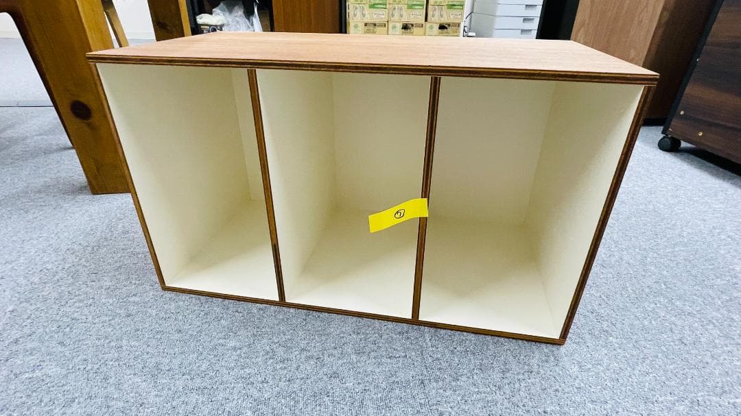 LAUAN SHELVES ラワンシェルブズ 縦3列ホワイト