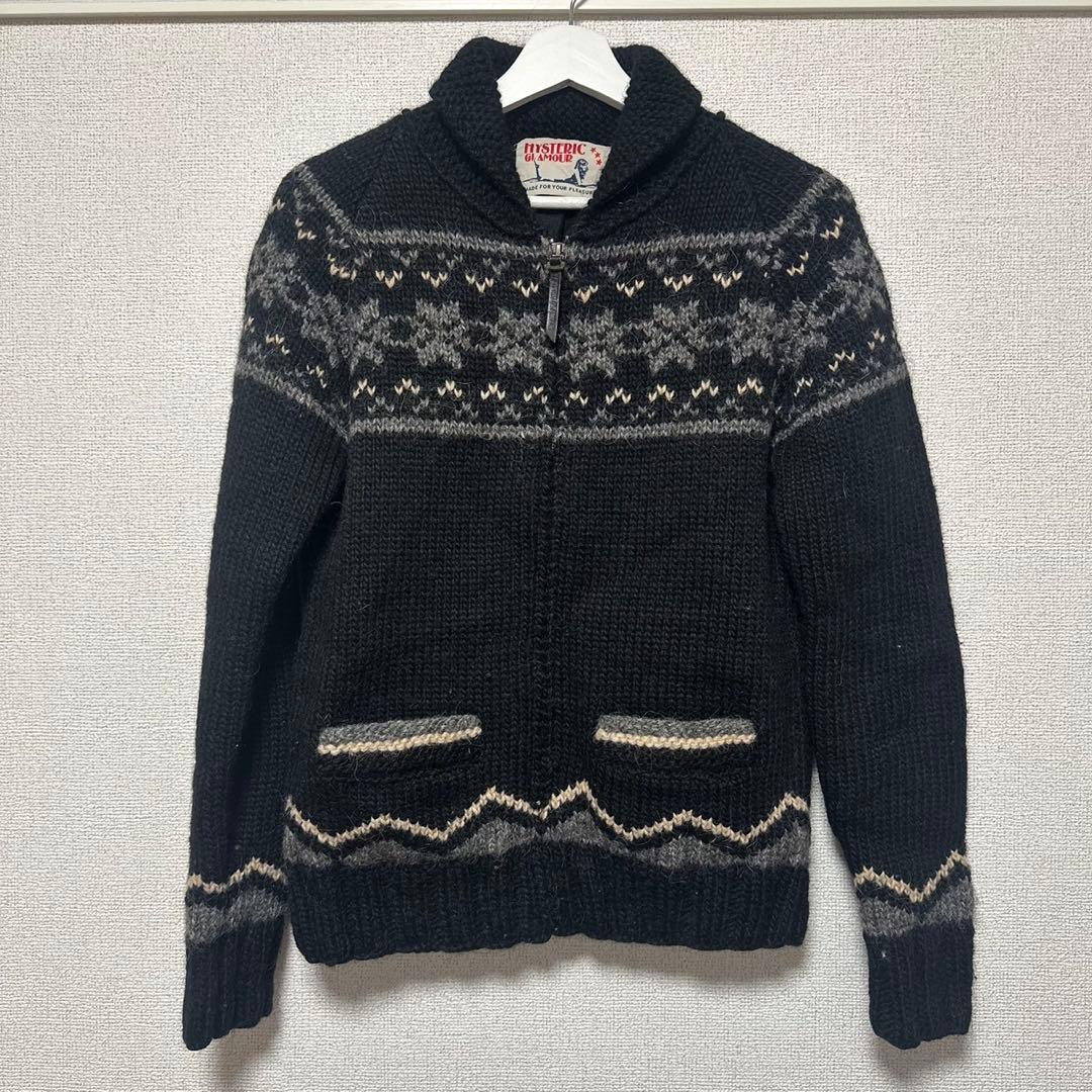 HYSTERIC GLAMOUR カウチンニット ヒスガール 最終値引き