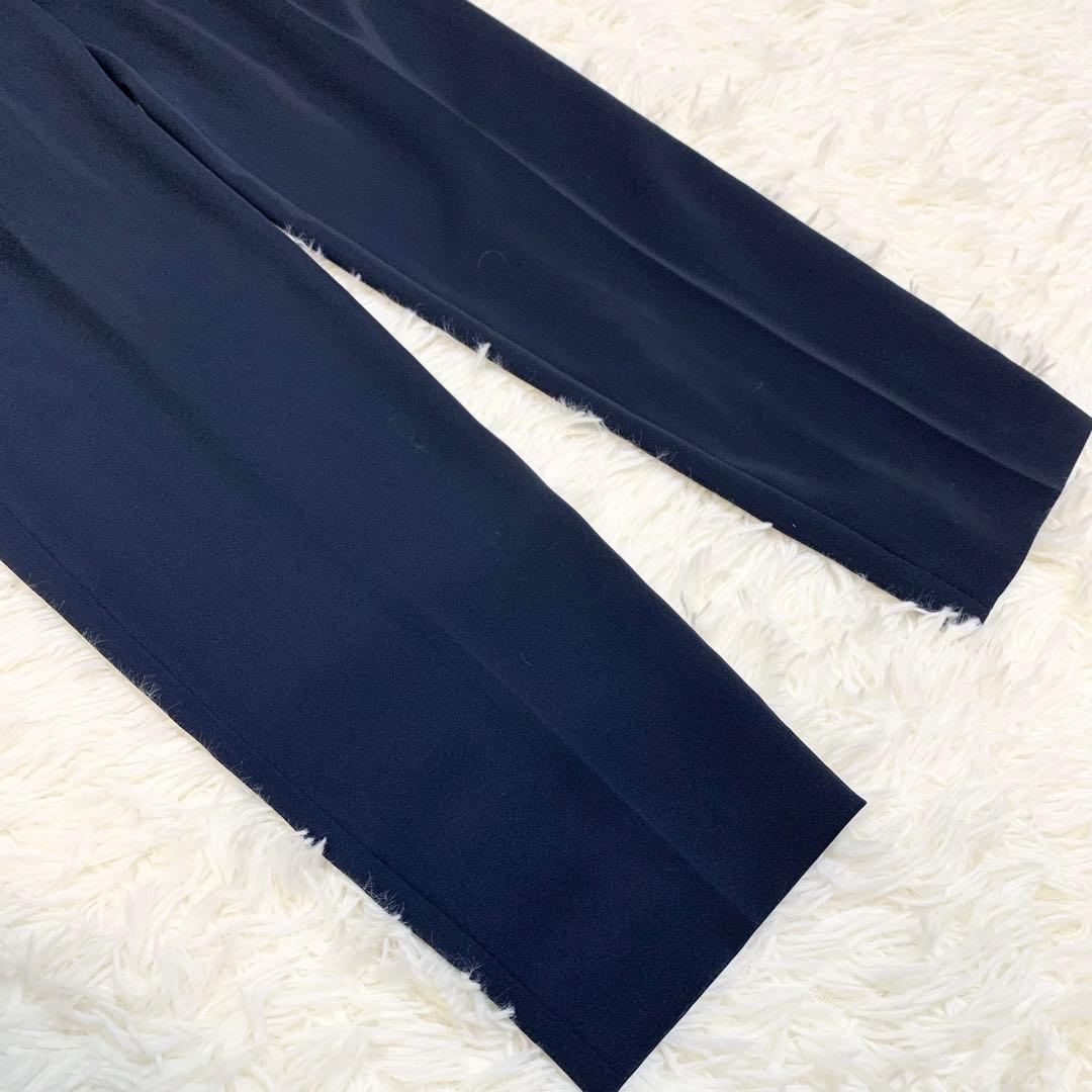 【美品】ナチュラルビューティーベーシック　セットアップ　パンツ　ネイビー　M