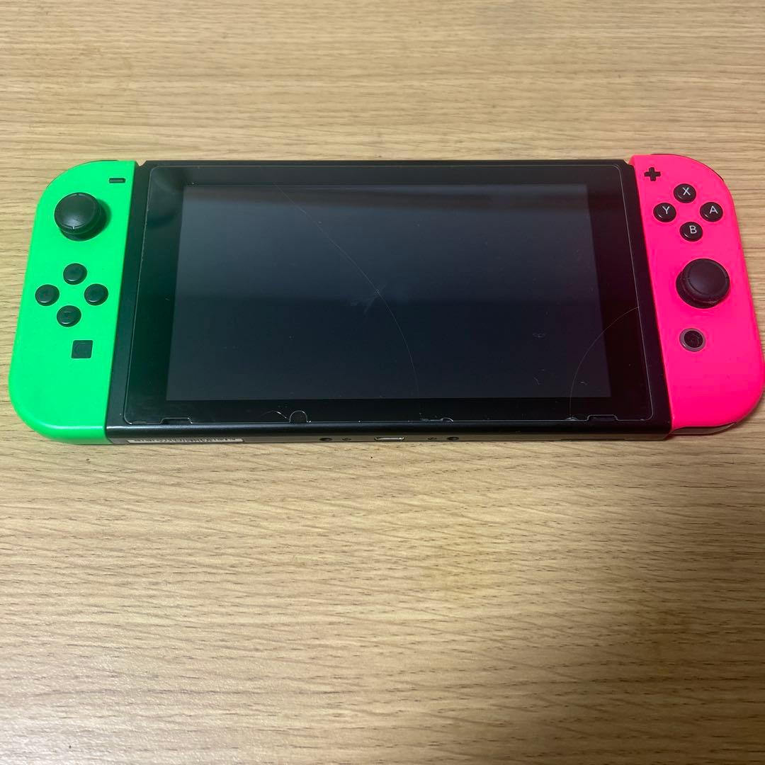 Nintendo Switch グリーン/ピンク スプラトゥーン2モデル