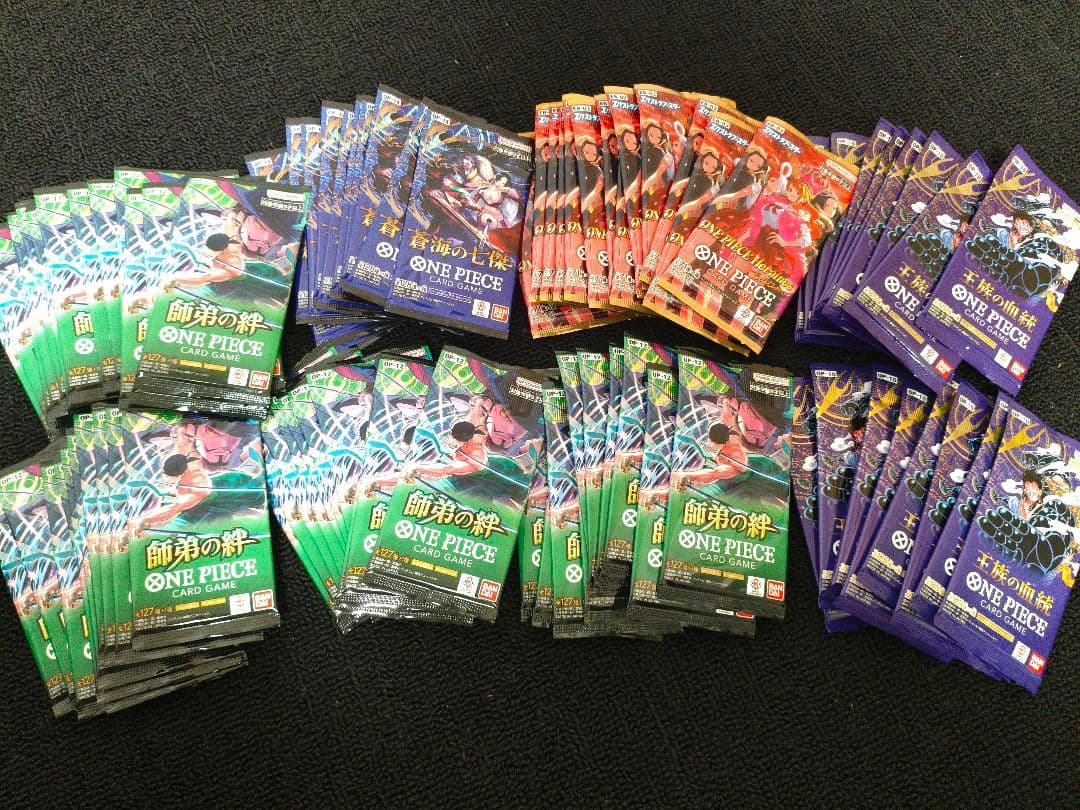ワンピース　カード　未開封パック　セット
