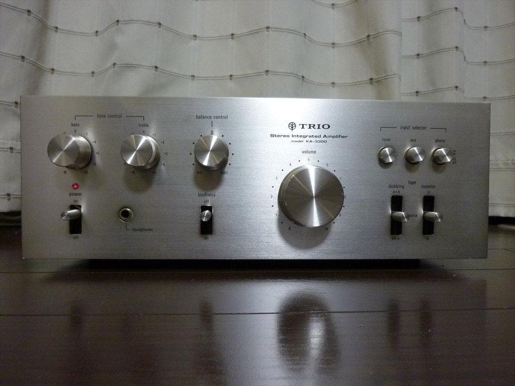 TRIO トリオ プリメインアンプ KA-3300 修理済 全機能動作 美品