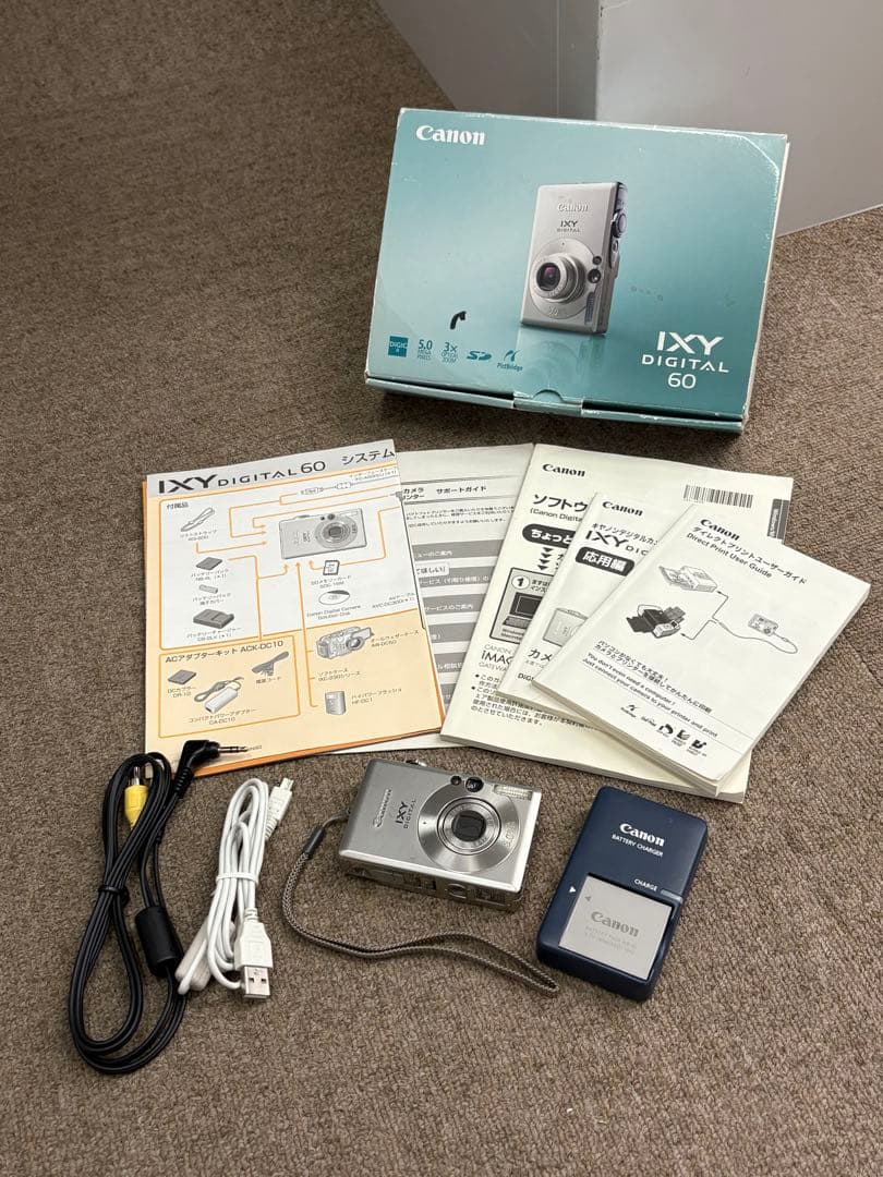 美品 Canon IXY DIGITAL 60 コンパクトデジタルカメラ 純正品