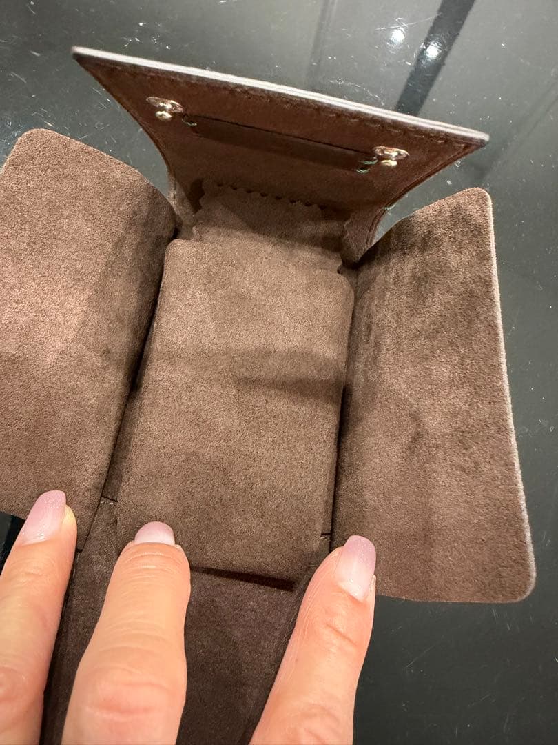 ROLEX ロレックス　ブラウン　レザー　革　ケース　正規品