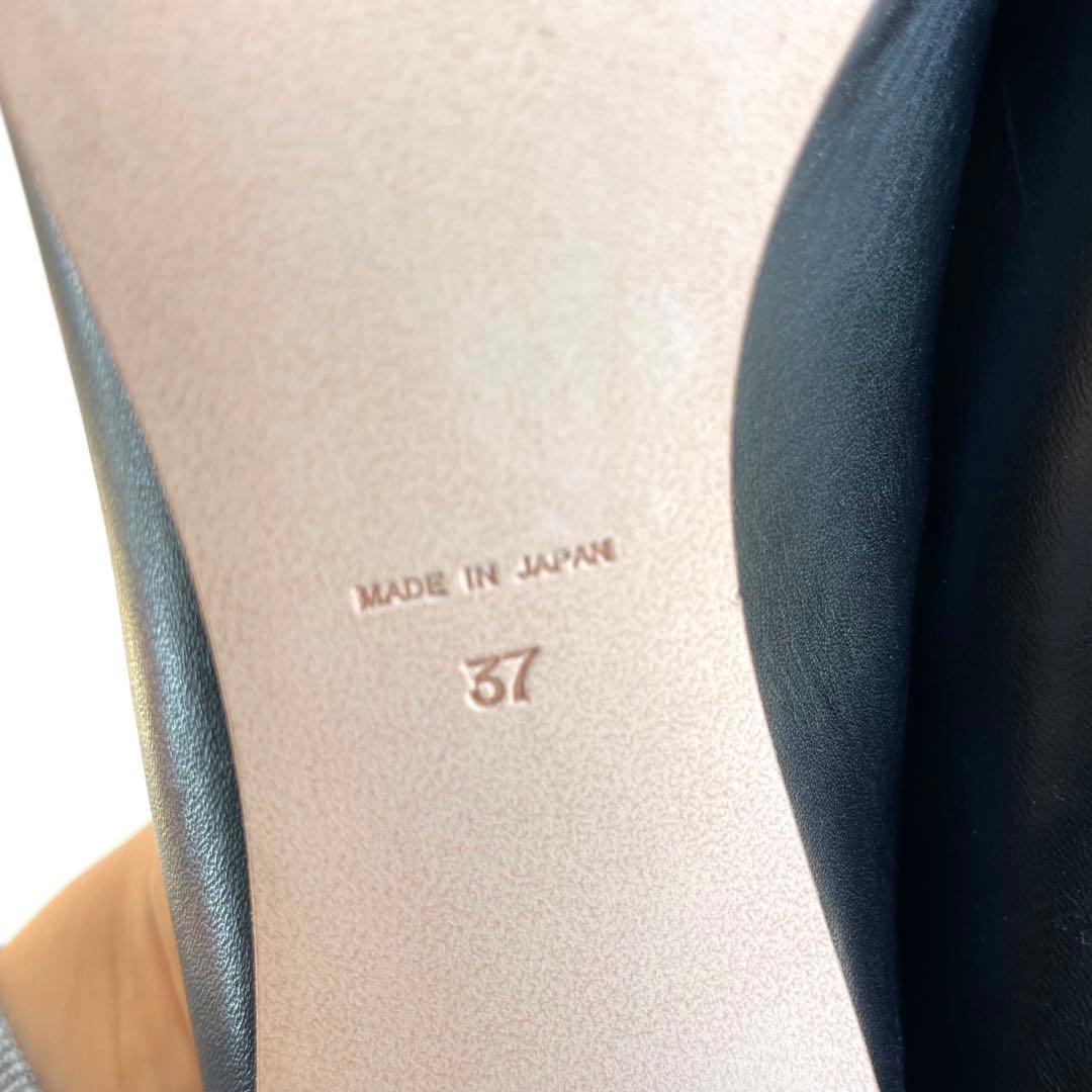 未使用級☆CLANE パンプス POINTED WAVE PUMPS 23.5