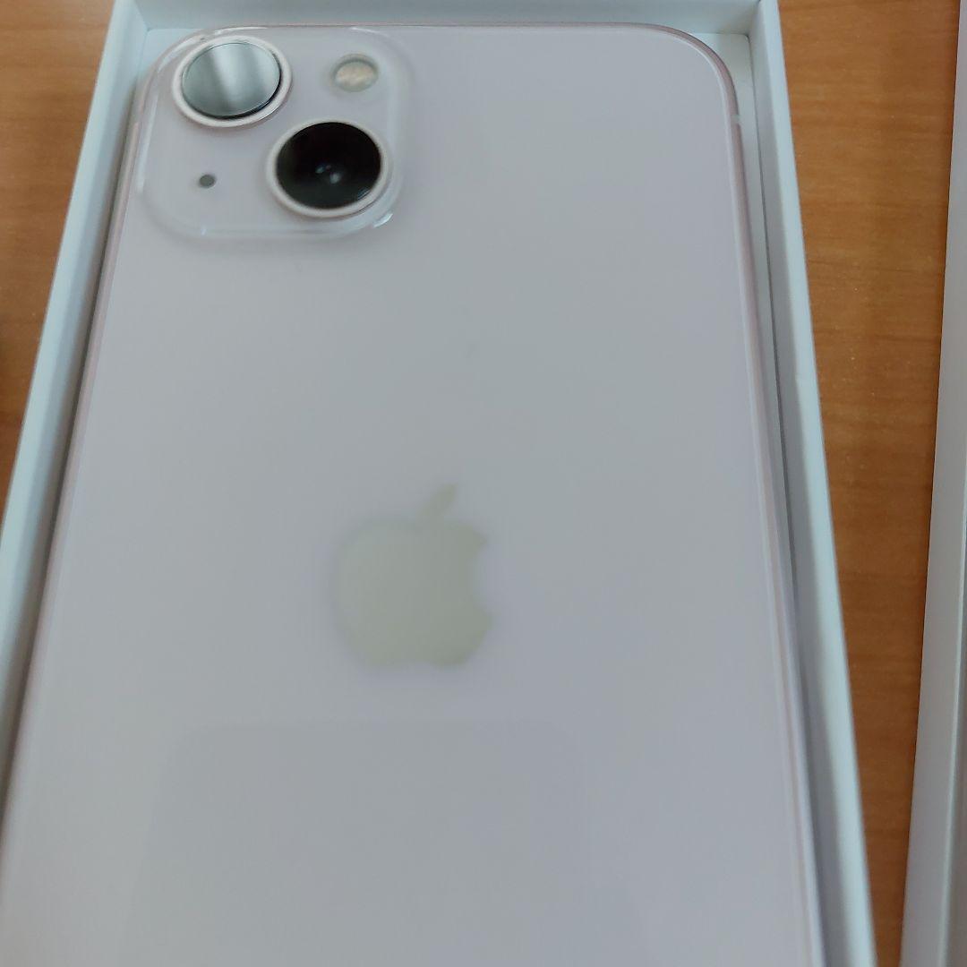 美品　iPhone13 256GB 本体 simフリーピンク　３点カバー付