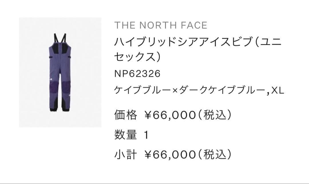 THE NORTH FACE スノボ　オーバーオール