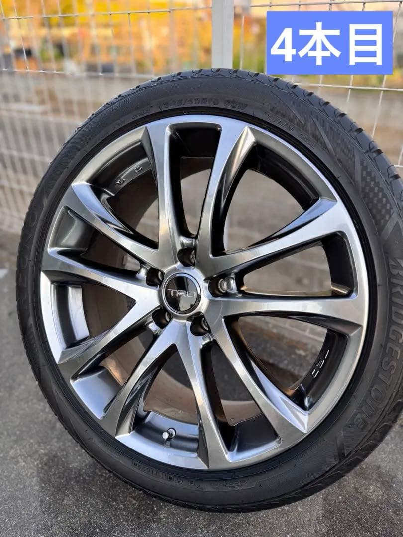 TRD TF5 19インチ Bridgestone REGNO サマータイヤ付き