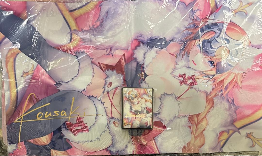 Fate ジャンヌダルク　光崎　サイン　プレイマット /スリーブセット