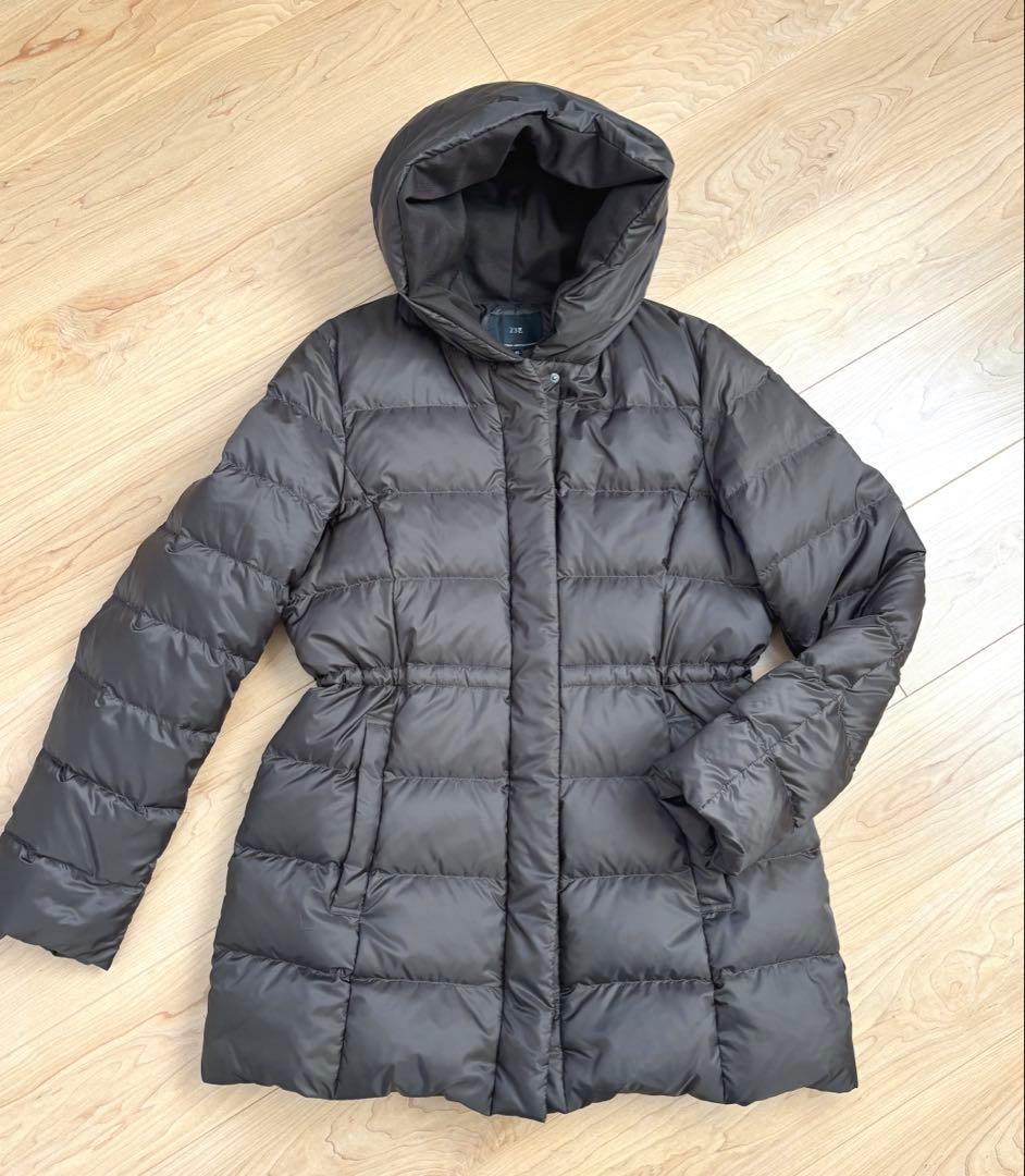 fuu様23区【VERY】洗える シレータフタ ミドル丈 ダウンコート 42