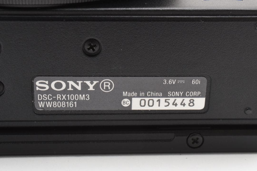 美品 ソニー SONY Cyber-shot DSC-RX100M3 1000