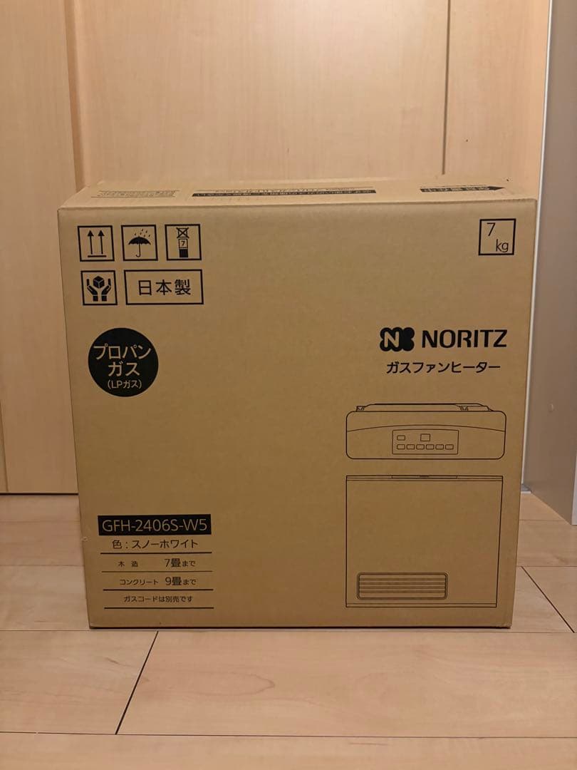 【未使用品】GFH-2406S-W5 NORITZ ガスファンヒーター