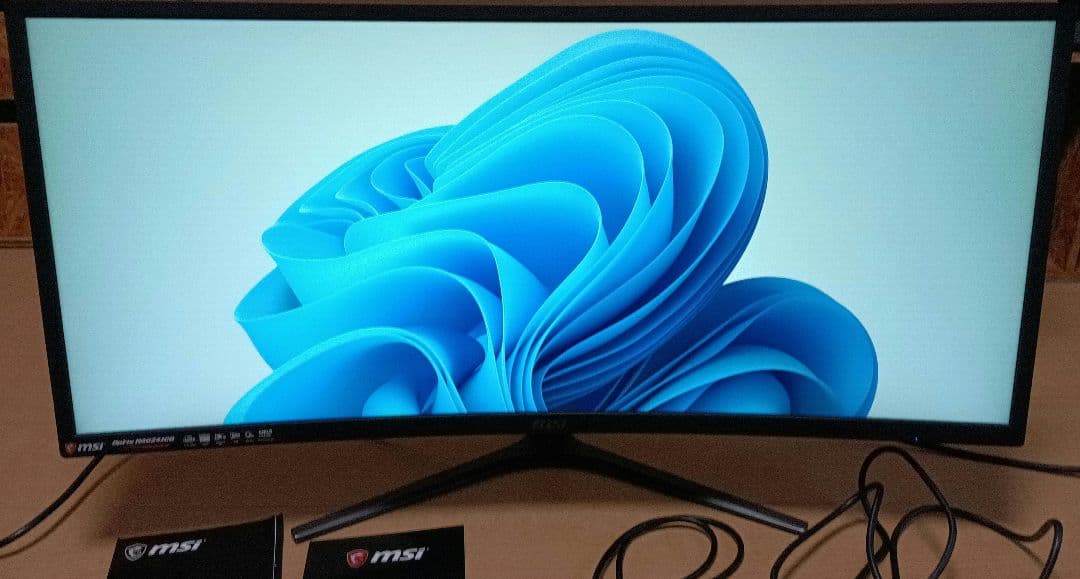 MAG341CQ MSIゲーミングモニター ウルトラワイド 本体
