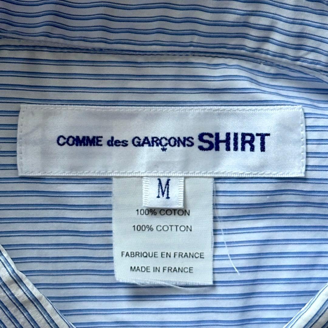 COMME des GARCONS SHIRT ストライプ シャツ ボタンダウン