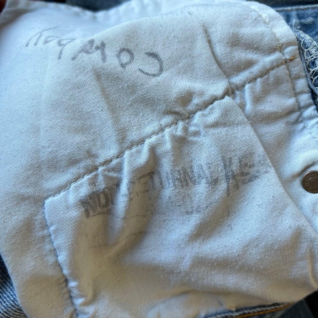 90s USA製 Levi’s 501 ゴールデンサイズ ダメージ　グランジ