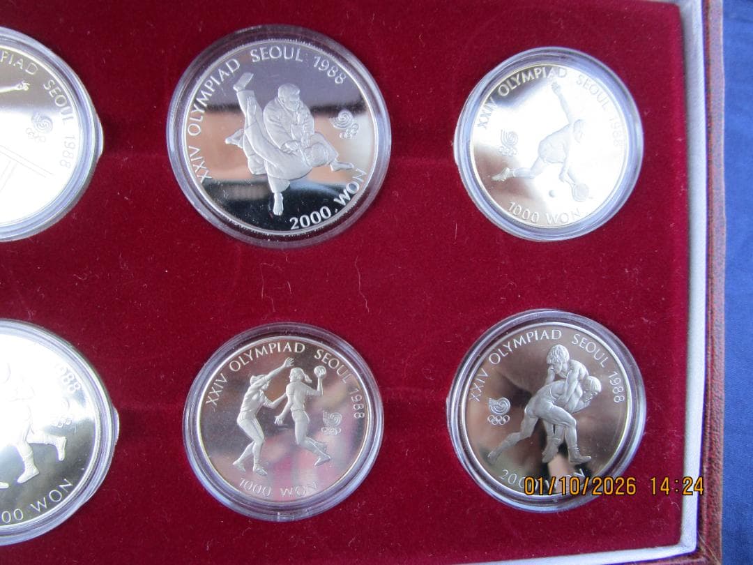 韓国　ソウル1988オリンピック記念硬貨セット　プルーフ