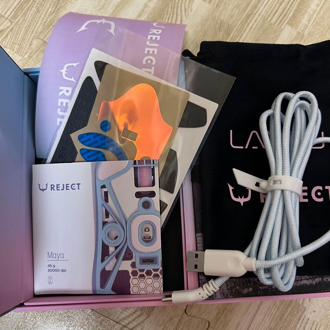 リジェクト×ラムズ未使用ゲーミングマウス8Kドングル入り