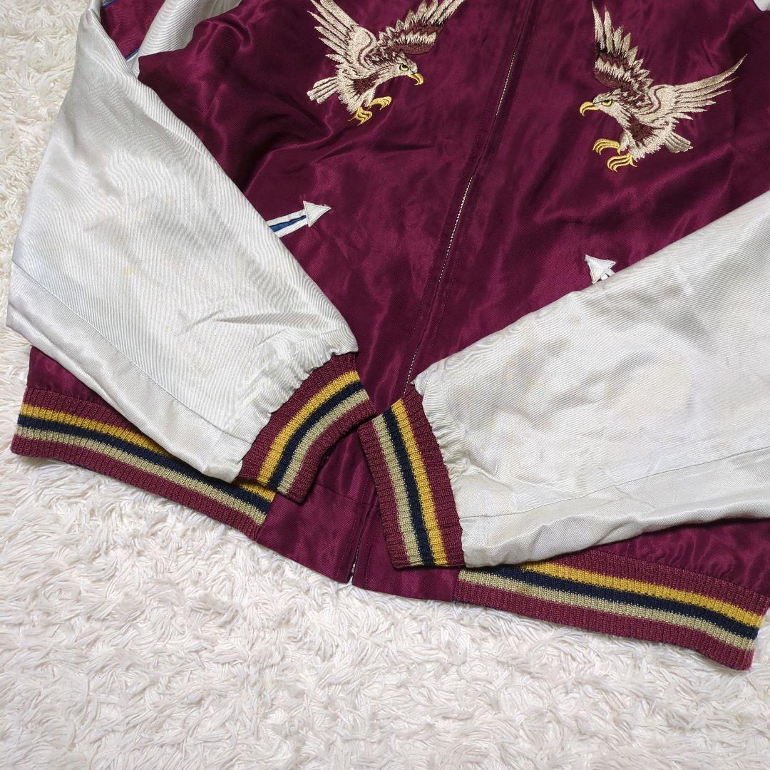 TAILOR TOYO テーラー東洋 虎 鷹 刺繍 リバーシブル スカジャン L