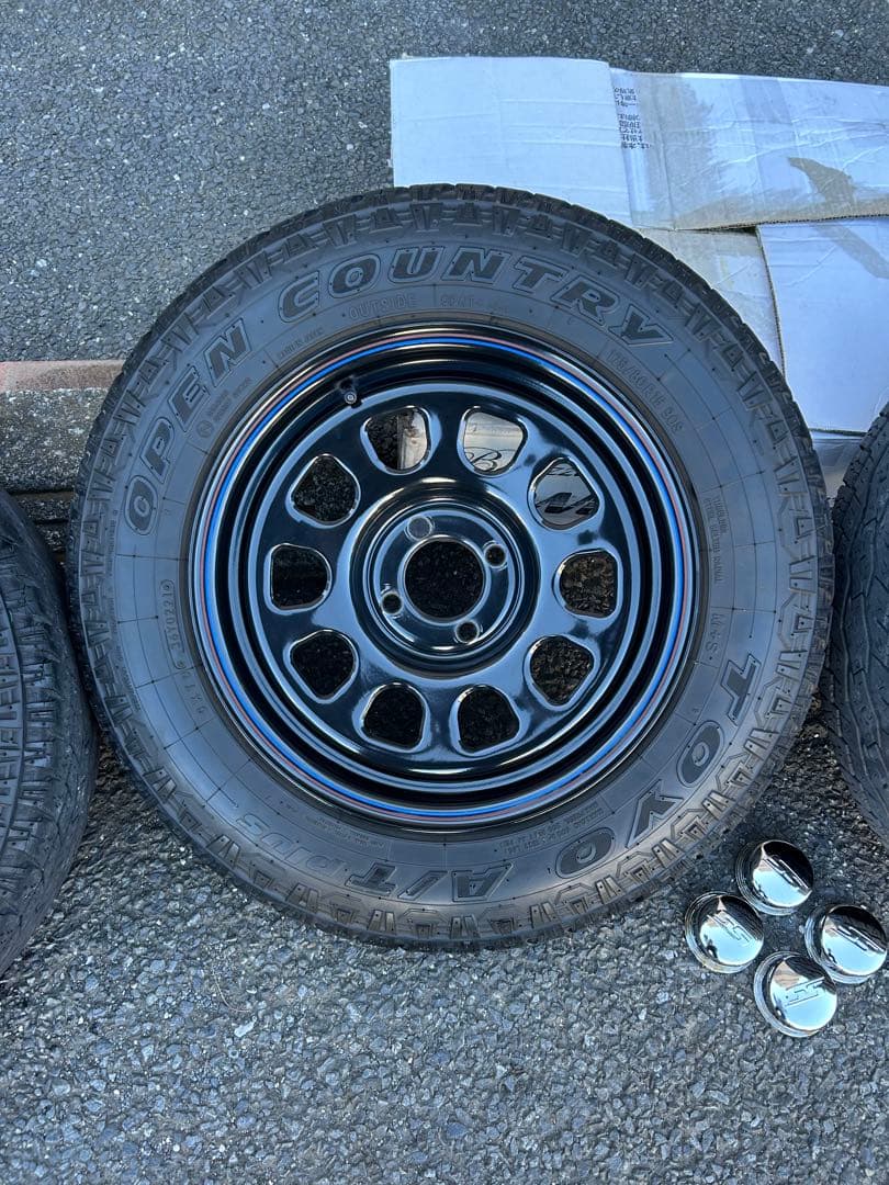 TOYOオープンカントリーATプラス&デイトナホイール15インチ★プロボックス