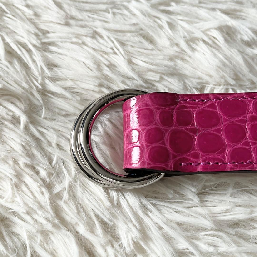 HERMES エルメス　ロマンス　スカーフベルト　クロコダイル　ポロサス