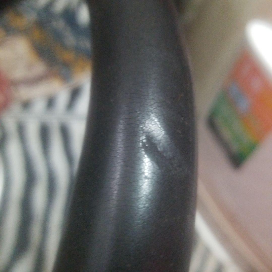 当時物 EVA antares ステアリングホイール 黒/シルバー