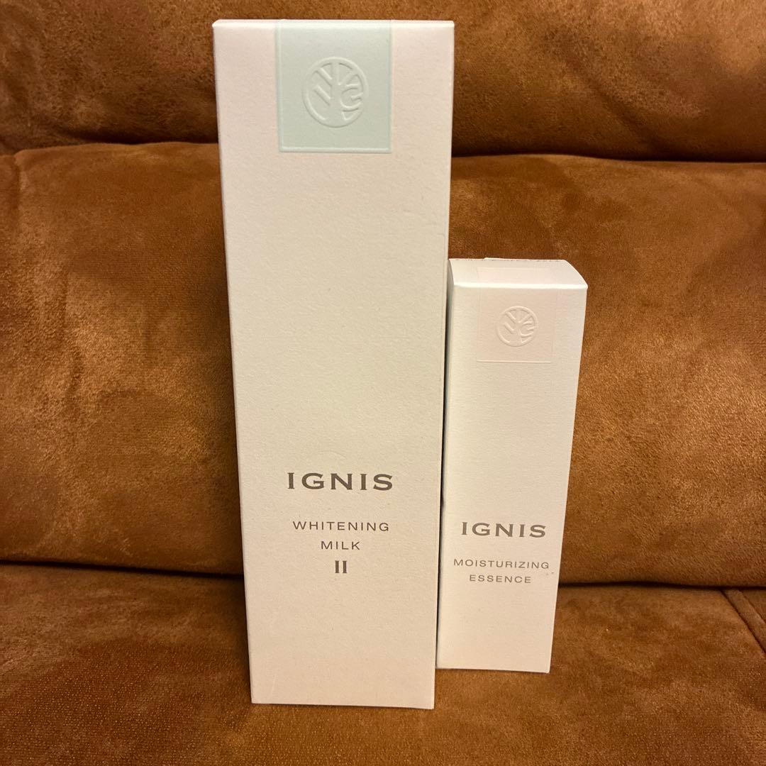 IGNIS ホワイトニングミルク II & モイスチャライジングエッセンス