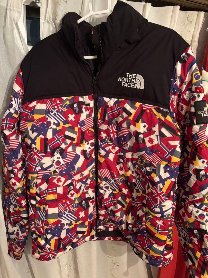 THE NORTH FACE ダウン　M 国旗柄