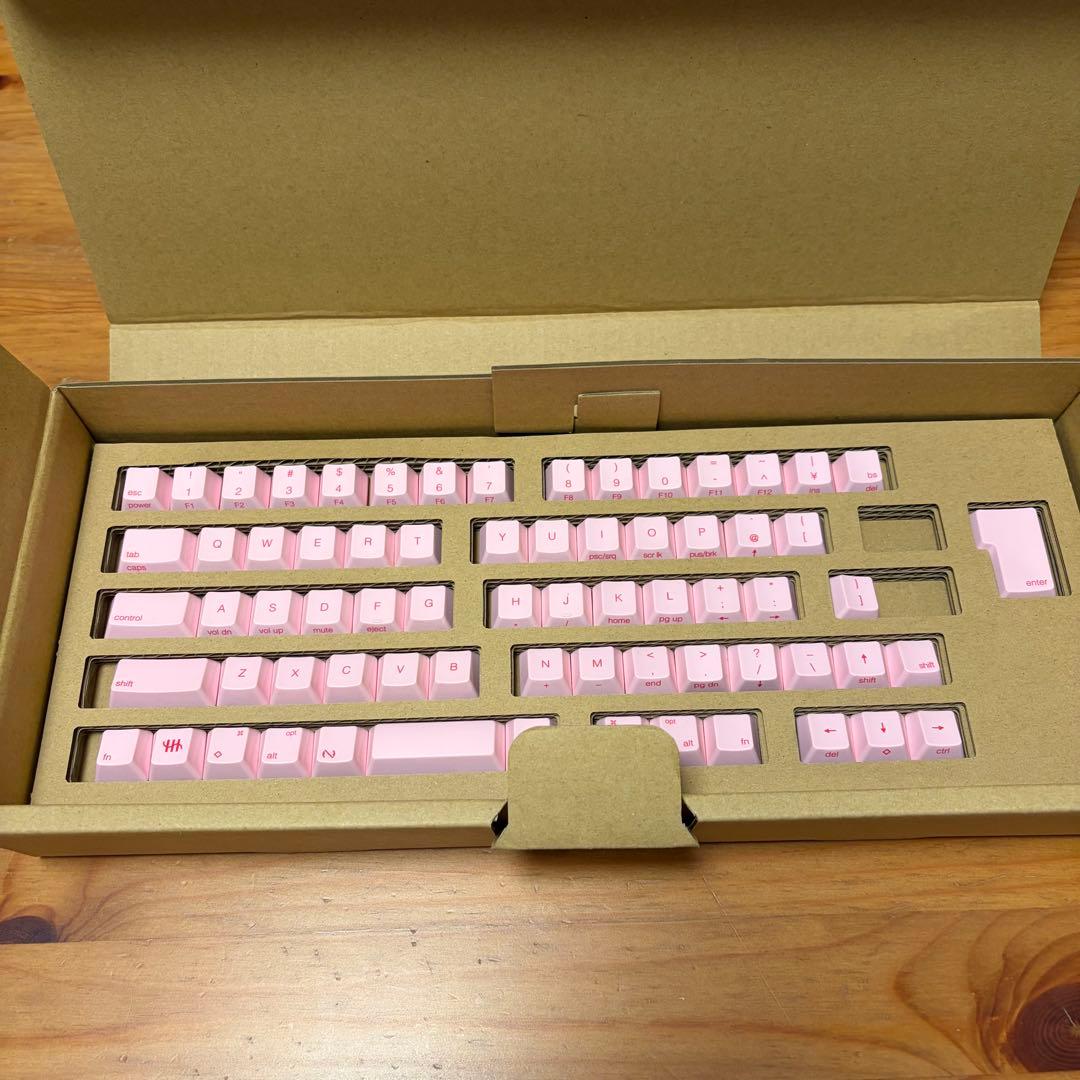 PHU HHKB キートップセット（桜色）日本語配列／中央印字
