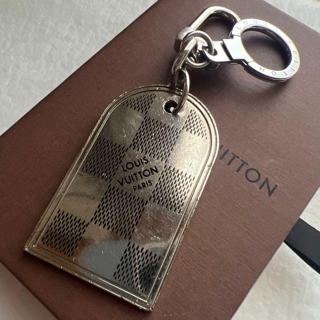 【ルイヴィトン】キーホルダー キーリング ダミエグラフィット