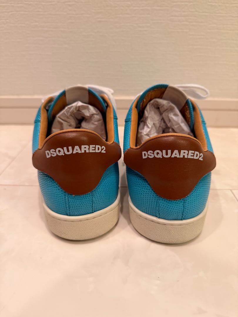 DSQUARED2 レザー スニーカー　パイソン　サイズ40 ディースクエアード